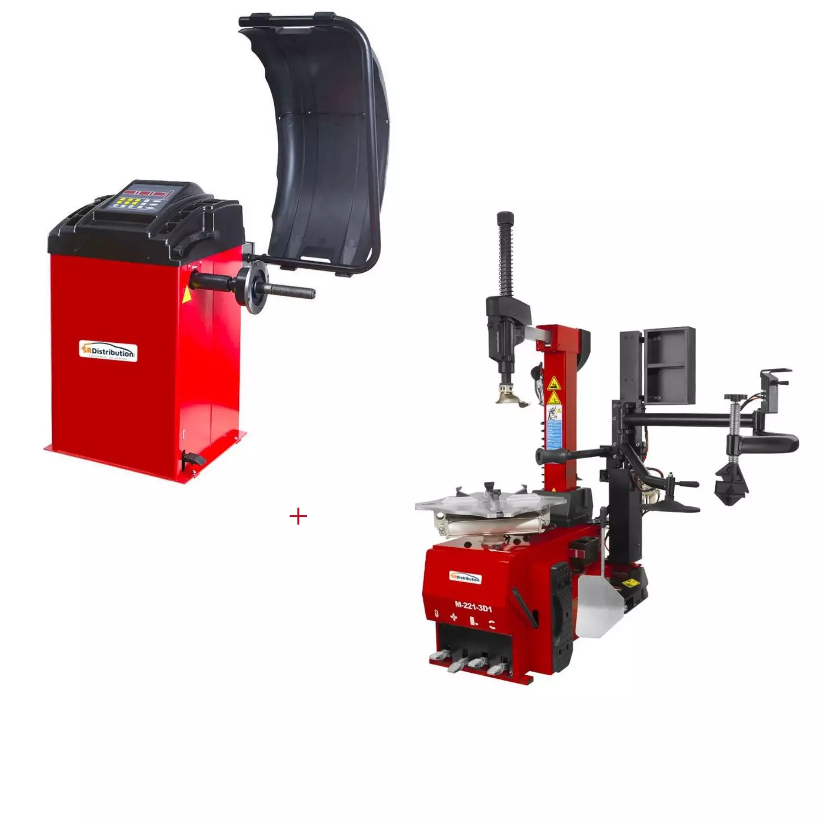 Pack Démonte Pneu Runflat + Équilibreuse de roue automatique Pro